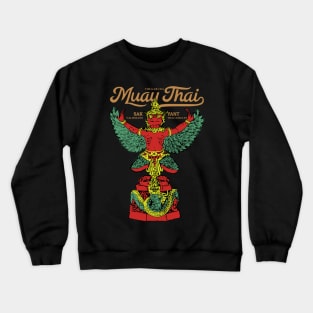 Muay Thai Tattoo The Garuda Crewneck Sweatshirt